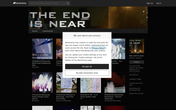 the-end-is-near.bandcamp.com