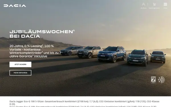 www.dacia.de