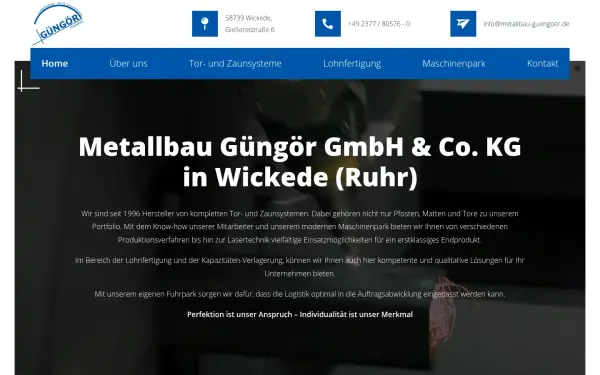 metallbau-guengoer.de