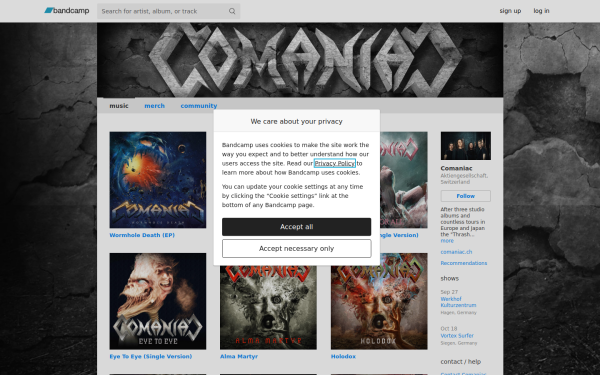 comaniac.bandcamp.com