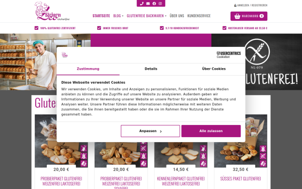 baeckereileoglutenfrei.de