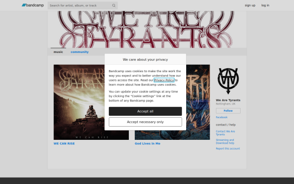 wearetyrants.bandcamp.com