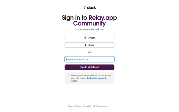 relayappcommunity.slack.com