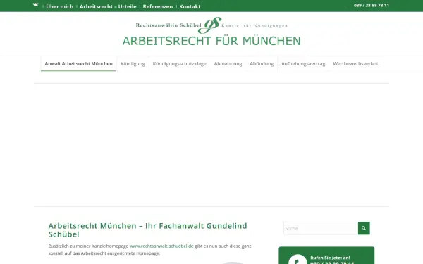 www.arbeitsrecht-muenchen-schuebel.de