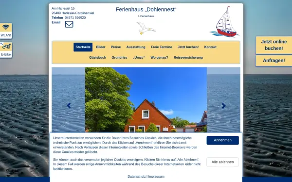 www.harlesiel-ferienhaus.de