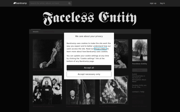 facelessentity.bandcamp.com