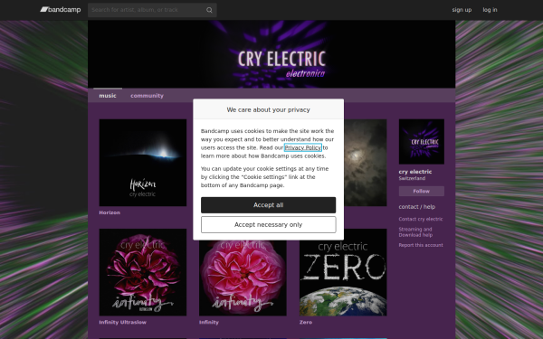 cryelectric.bandcamp.com