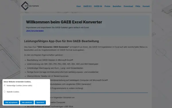 gaeb-excel-konverter.de