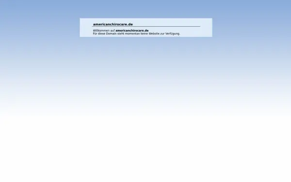 americanchirocare.de