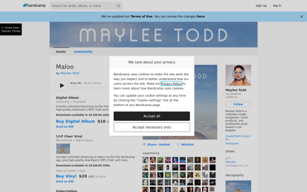 mayleetodd.bandcamp.com