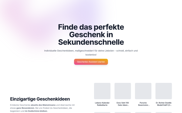 www.geschenkidee.app