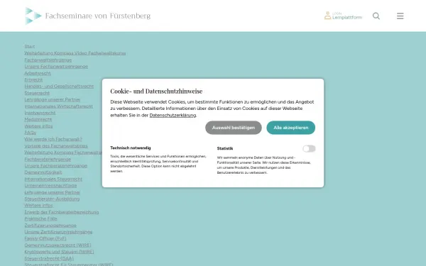 www.fachseminare-von-fuerstenberg.de