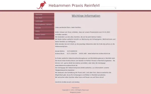 hebammenpraxis-reinfeld.de