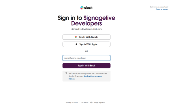 signagelivedevelopers.slack.com