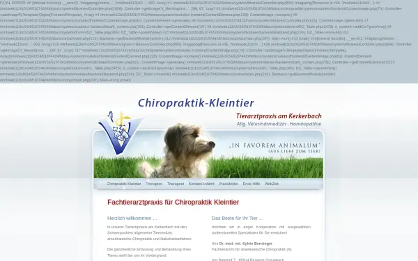 www.chiropraktik-kleintier.de