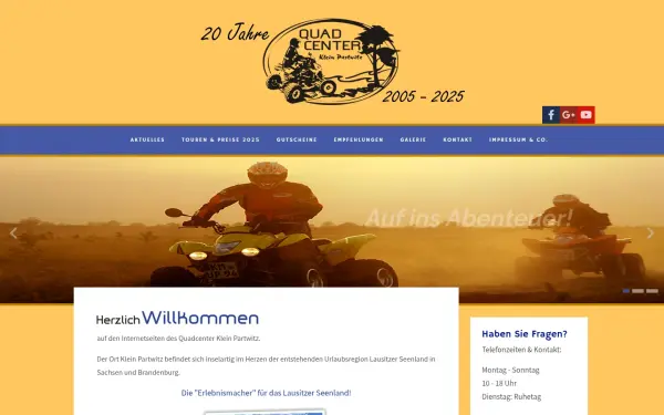 www.quadcenter-klein-partwitz.de