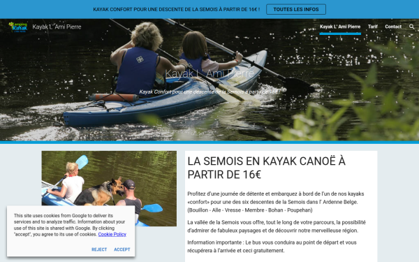www.location-kayak-semois.be