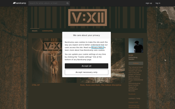 vxii.bandcamp.com