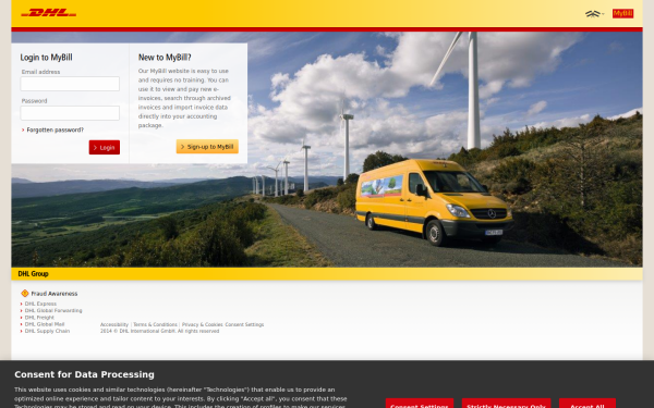 mybill.dhl.com