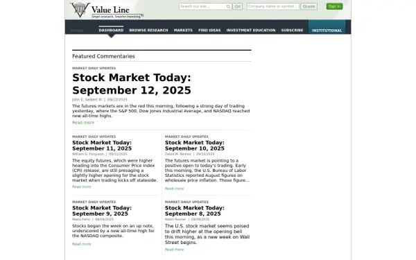 research.valueline.com