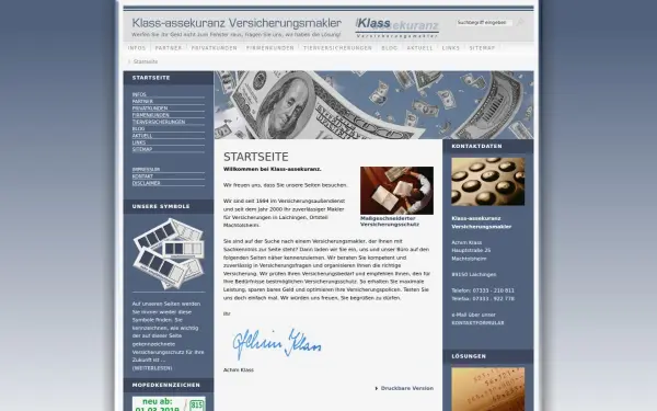 www.klass-assekuranz.de