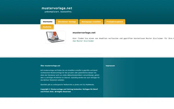 www.mustervorlage.net