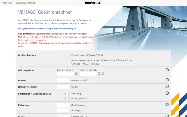 gebuehrenrechner.vemags.de