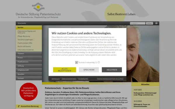 www.stiftung-patientenschutz.de