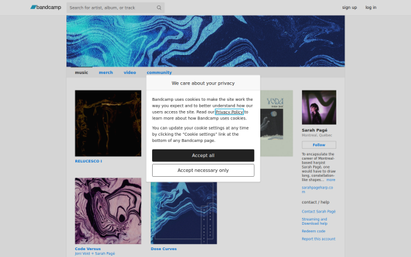 sarahpage.bandcamp.com