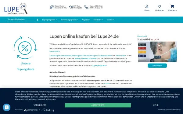 www.lupe24.de