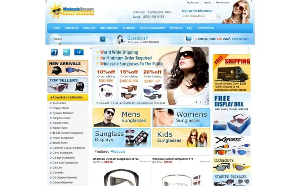 wholesalediscountsunglasses.com