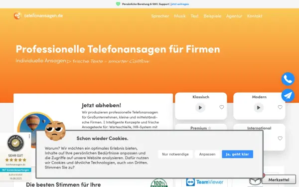 www.telefonansagen.de