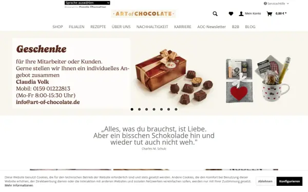 www.art-of-chocolate.de