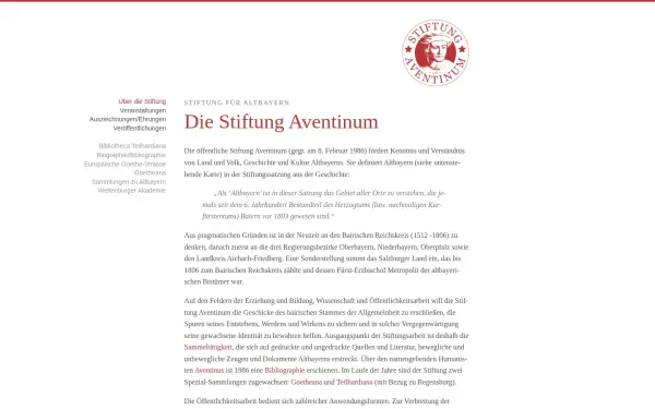 www.stiftung-aventinum.de