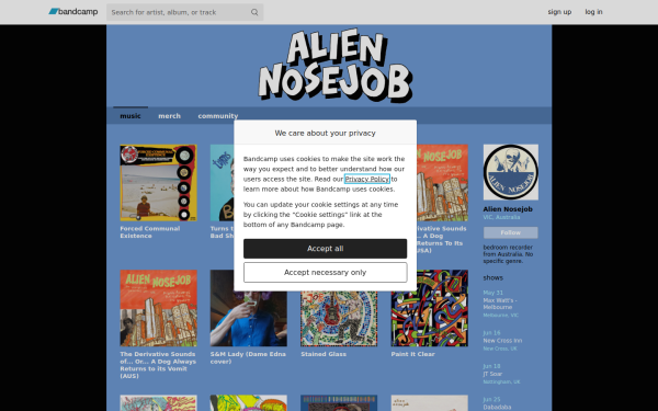 aliennosejob.bandcamp.com