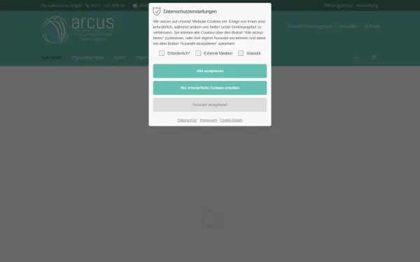 arcus-krankengymnastik.de