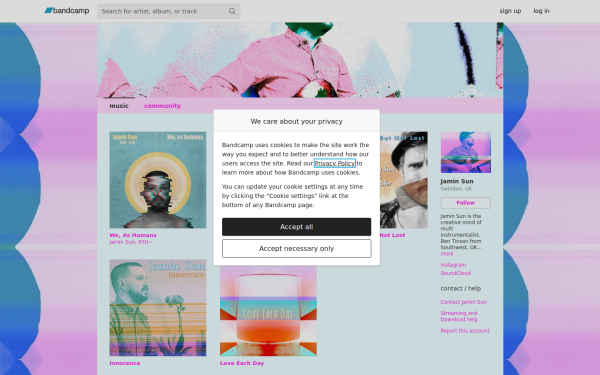 jaminsun.bandcamp.com