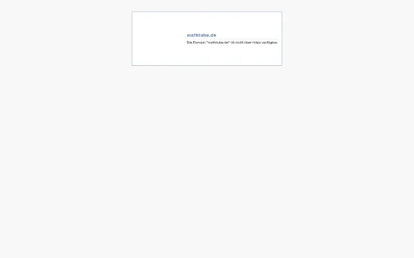 mathtube.de
