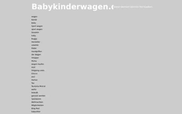 babykinderwagen.de