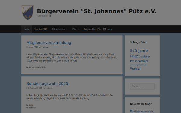 buergerverein-puetz.de