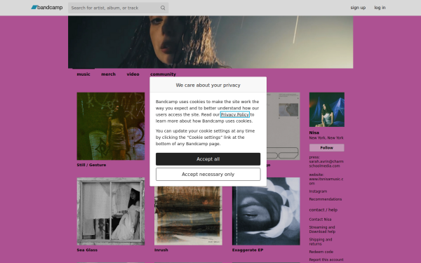 nisa.bandcamp.com