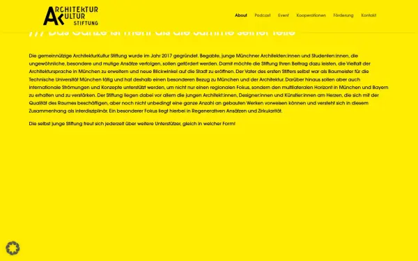 architekturkultur.foundation