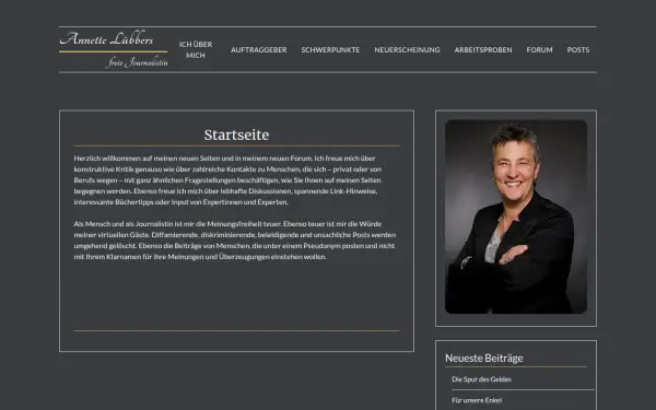 www.luebbers-journalistin.de