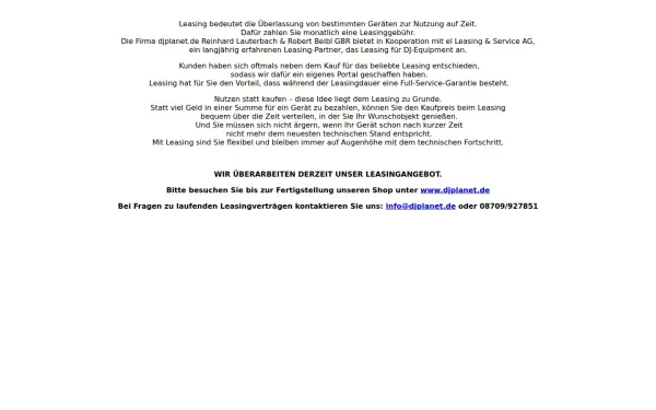 djplanetleasing.de
