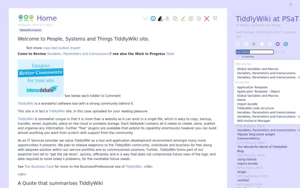 tiddlywiki.psat.com.au