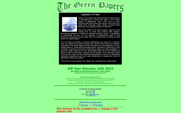 www.thegreenpapers.com