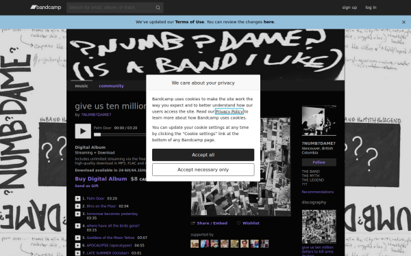 numbdame.bandcamp.com