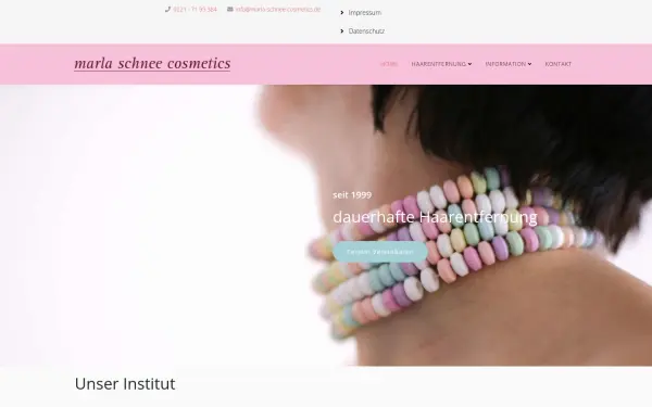 www.marla-schnee-cosmetics.de