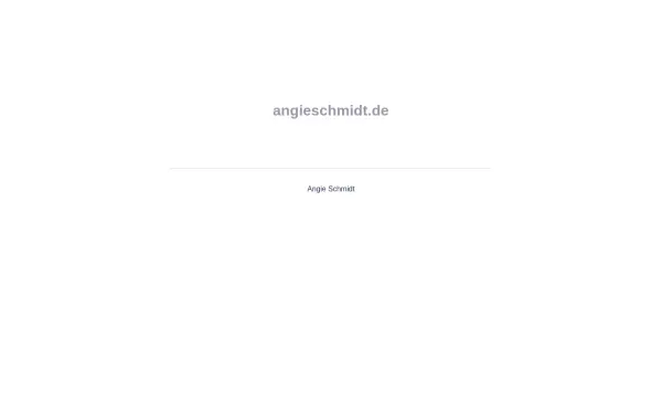 angieschmidt.de