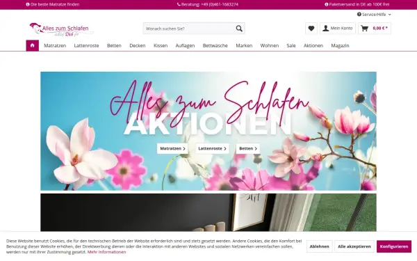 www.alles-zum-schlafen.de